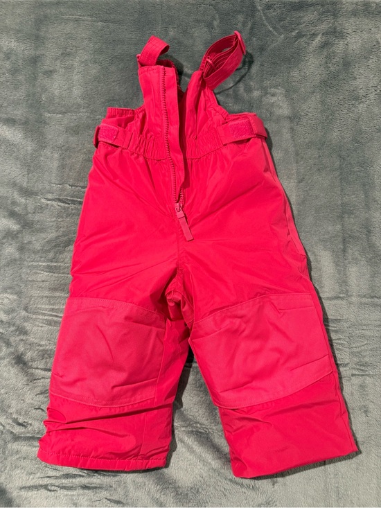 Cat & Jack Other - Cat & Jack Bright Pink Kids Snow Overalls